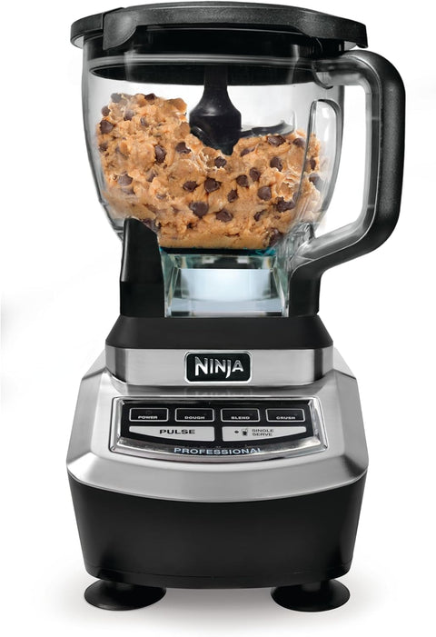 Ninja BL780C, Ninja Supra Kitchen System with Blender and Food Processor, Black/Silver, 1200W, (Canadian Version), scratches on the cup,photo added - with | Sold by Uncle Wiener's Wholesale