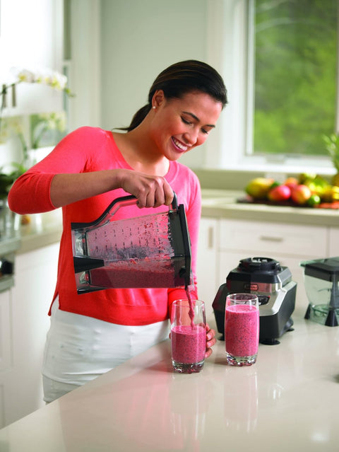 Ninja BL780C, Ninja Supra Kitchen System with Blender and Food Processor, Black/Silver, 1200W, (Canadian Version), scratches on the cup,photo added - with | Sold by Uncle Wiener's Wholesale