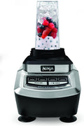 Ninja BL780C, Ninja Supra Kitchen System with Blender and Food Processor, Black/Silver, 1200W, (Canadian Version), scratches on the cup,photo added - with | Sold by Uncle Wiener's Wholesale