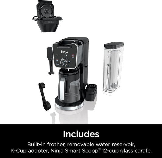Ninja CFP300C DualBrew Pro Specialty Coffee System, Single - Serve, Pod, and 12 - Cup Drip Coffee Maker (Canadian Version) , Black, doesn’t have 1.7L Removable Water Reservoir. Used machine - with | Sold by Uncle Wiener's Wholesale