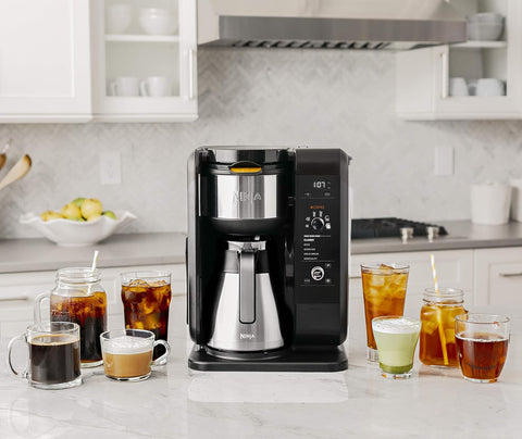 Ninja CP307C Hot and Cold Coffee Brew System with Frother and Thermal Carafe, Black/Silver (Canadian Version) 50 oz, Used, good condition - with | Sold by Uncle Wiener's Wholesale