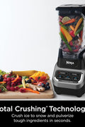 Ninja Professional Blender 1000W, Total Crushing Technology for Smoothies, Ice Crushing & Frozen Fruit, Full - Size Countertop Blender, 72 - oz. Pitcher, Black & Grey, BL610 - with | Sold by Uncle Wiener's Wholesale