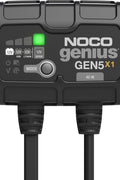 NOCO Genius GEN5X1: 1 - Bank, 5A Onboard Battery Charger - 5A Per Bank, 12V Waterproof Marine Charger with Overcharge Protection & Temperature Compensation – for Lead - Acid & Lithium Batteries - with | Sold by Uncle Wiener's Wholesale