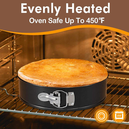 Non-Stick Round Bakeware Set 24cm 26cm 28cm Carbon Steel Baking Pans 220529 - with | Sold by Uncle Wiener's Wholesale