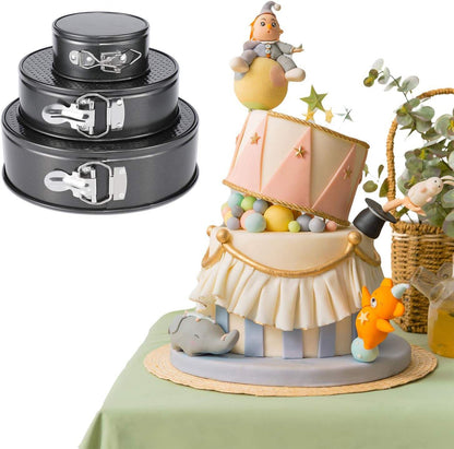Non-Stick Round Bakeware Set 24cm 26cm 28cm Carbon Steel Baking Pans 220529 - with | Sold by Uncle Wiener's Wholesale