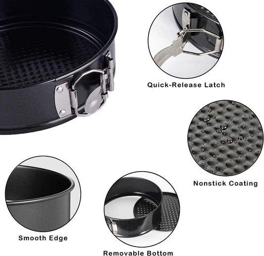 Non-Stick Round Bakeware Set 24cm 26cm 28cm Carbon Steel Baking Pans 220529 - with | Sold by Uncle Wiener's Wholesale