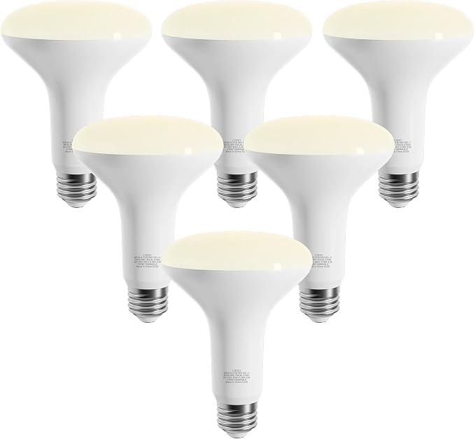 Novapollo BR30 LED Flood Light Bulbs 6-Pack – 8W 700LM, 2700K Soft White, Dimmable 65W Equivalent E26 Recessed Bulbs - Home products with | Sold by Uncle Wiener's Wholesale