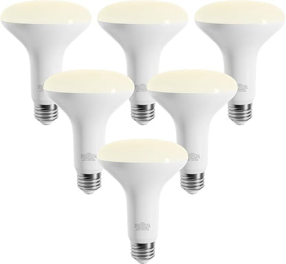 Novapollo BR30 LED Flood Light Bulbs 6-Pack – 8W 700LM, 2700K Soft White, Dimmable 65W Equivalent E26 Recessed Bulbs - Home products with | Sold by Uncle Wiener's Wholesale