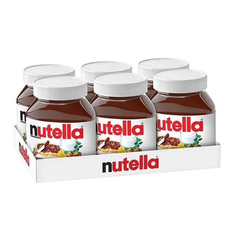 Nutella Hazelnut Spread – 6 × 1 kg Jars (Family Pack) - with | Sold by Uncle Wiener's Wholesale