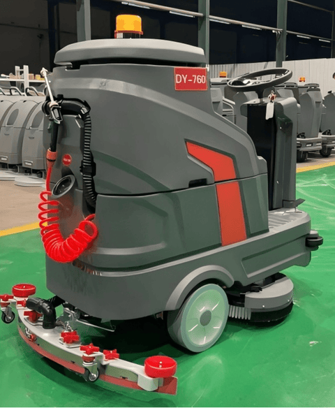 OKG Ride - On Floor Scrubber Heavy - Duty Industrial Floor Cleaning Machine - with | Sold by Uncle Wiener's Wholesale