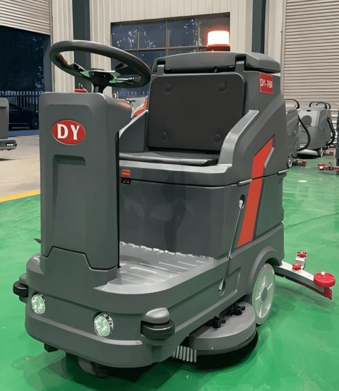 OKG Ride - On Floor Scrubber Heavy - Duty Industrial Floor Cleaning Machine - with | Sold by Uncle Wiener's Wholesale
