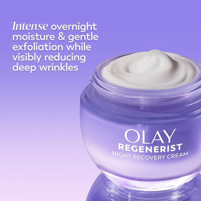 Olay Regenerist Night Recovery Cream Face Moisturizer – Fragrance Free Anti-Aging Night Cream, 50 mL - Home products with | Sold by Uncle Wiener's Wholesale