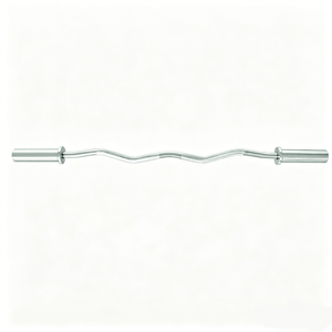 Olympic 47" EZ Curl Bar 2" Weight Plates Chrome Steel with Spring Collars CBLB472