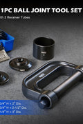 Orion Motor Tech Ball Joint Press Kit, 21 - Piece Master Ball Joint Removal Tool with C - Frame, Heavy - Duty Brake Anchor Pin U Joint Ball Joint Press Tool for 2WD and 4WD Cars - with | Sold by Uncle Wiener's Wholesale