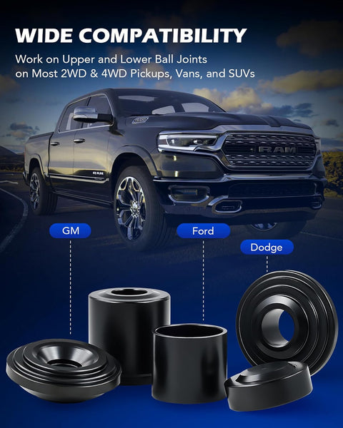 Orion Motor Tech Ball Joint Press Kit, 21 - Piece Master Ball Joint Removal Tool with C - Frame, Heavy - Duty Brake Anchor Pin U Joint Ball Joint Press Tool for 2WD and 4WD Cars - with | Sold by Uncle Wiener's Wholesale