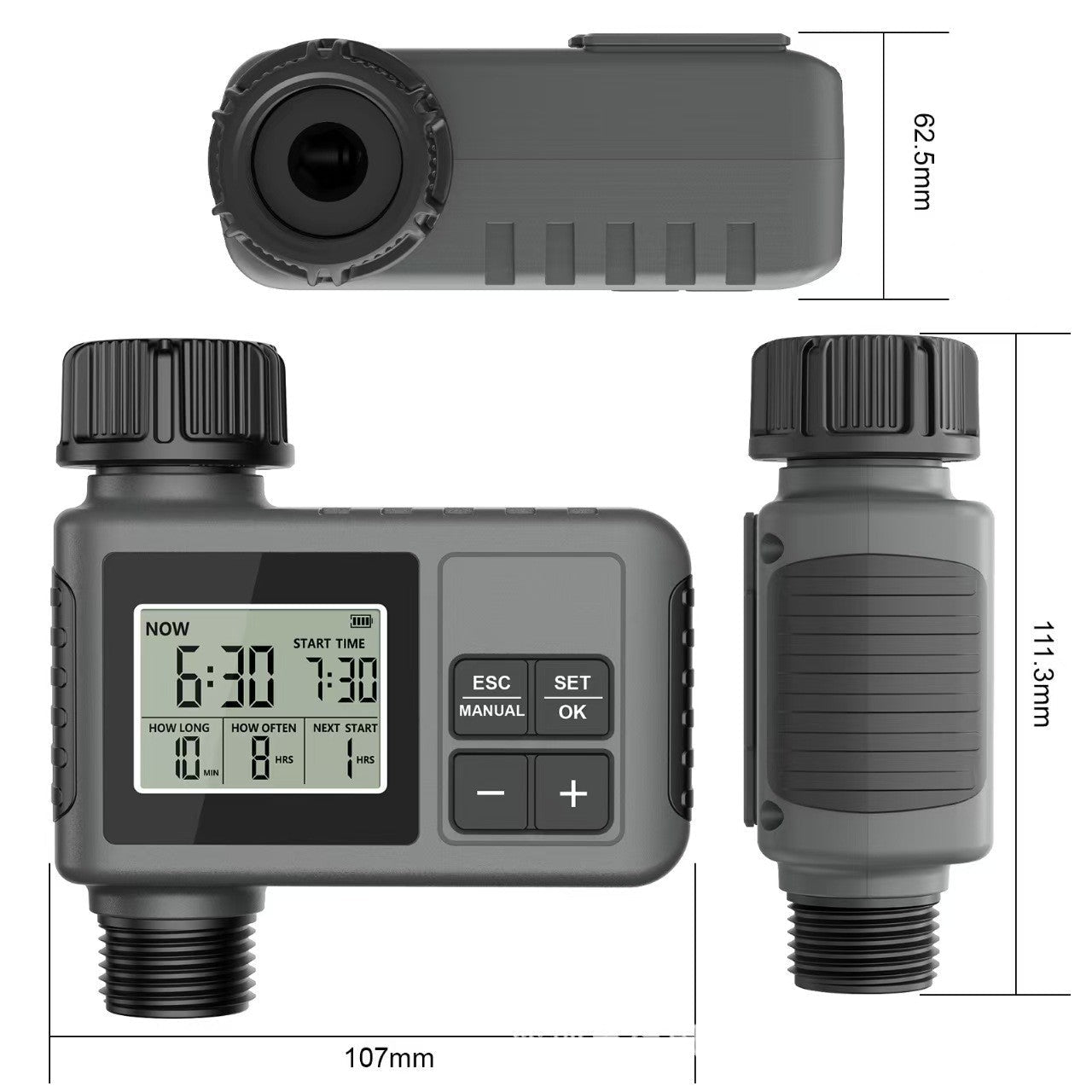 Outdoor Garden Hose Faucet Timer Programmable Sprinkler with Rain Delay Manual Auto Irrigation Yard Lawn – SGW01 - with | Sold by Uncle Wiener's Wholesale