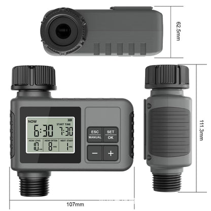 Outdoor Garden Hose Faucet Timer Programmable Sprinkler with Rain Delay Manual Auto Irrigation Yard Lawn – SGW01 - with | Sold by Uncle Wiener's Wholesale