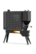 Outdoor Indoor Smokeless Pellet Heater – Modern Non - Electric Energy - Saving Wood Pellet Stove KM0501A - with | Sold by Uncle Wiener's Wholesale