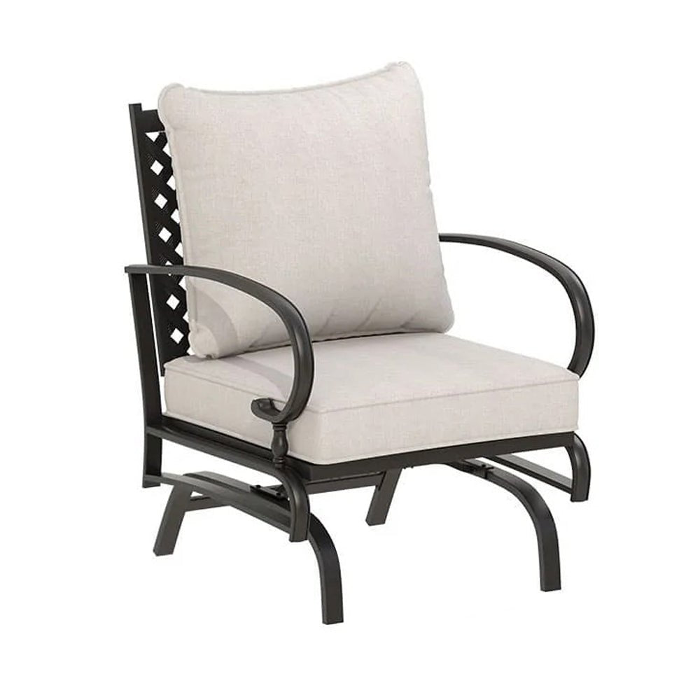 Outdoor Patio Sofa Set Steel Frame Olefin Cushions Modular Seating 4AS25257 Series - with Coffee Table | Sold by Uncle Wiener's Wholesale
