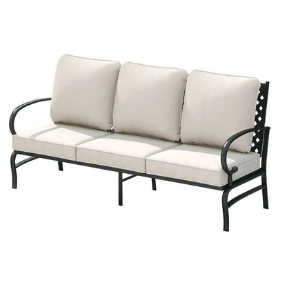 Outdoor Patio Sofa Set Steel Frame Olefin Cushions Modular Seating 4AS25257 Series - with 3 - Seat Outdoor Sofa | Sold by Uncle Wiener's Wholesale