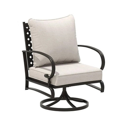 Outdoor Patio Sofa Set Steel Frame Olefin Cushions Modular Seating 4AS25257 Series - with Coffee Table | Sold by Uncle Wiener's Wholesale