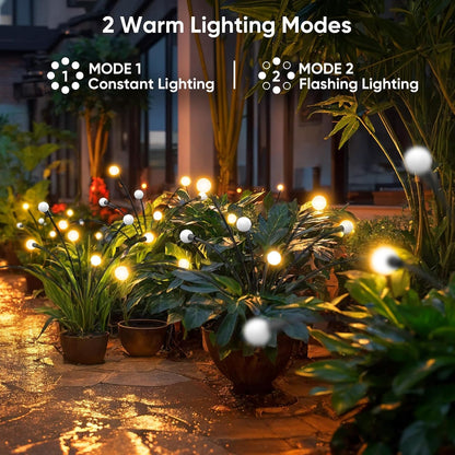 Outdoor Solar Garden Lights 32 LED Waterproof Landscape Lights 4 Pack SOL32L - with | Sold by Uncle Wiener's Wholesale
