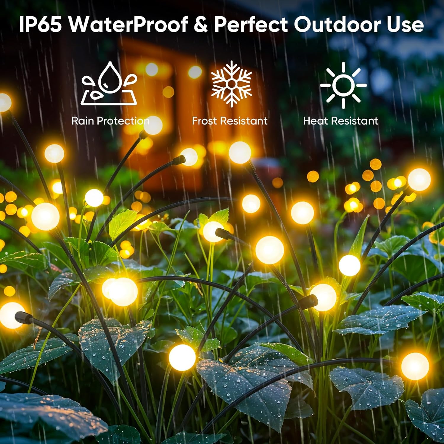 Outdoor Solar Garden Lights 32 LED Waterproof Landscape Lights 4 Pack SOL32L - with | Sold by Uncle Wiener's Wholesale