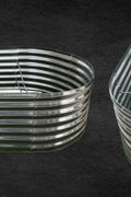 Oval Galvanized Metal Raised Garden Bed Planter for Vegetables, Herbs & Flowers - with 6 × 4 × 2 ft Raised Garden Bed | Sold by Uncle Wiener's Wholesale