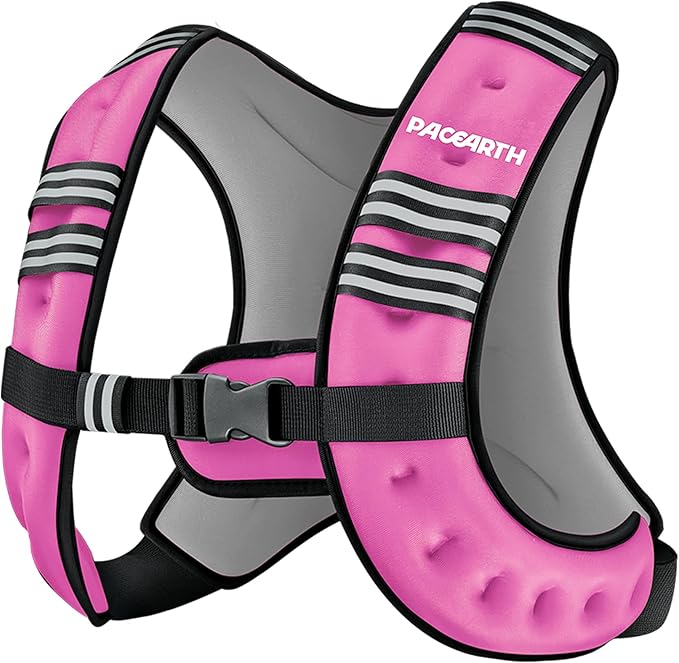 PACEARTH Weighted Vest Adjustable Workout Vest for Running Training and Fitness - with 6 lb | Sold by Uncle Wiener's Wholesale