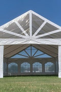 PAGODA & MARQUEE PREMIUM PVC COMMERCIAL - GRADE HEAVY - DUTY PARTY TENT – EVENT, WEDDING, OUTDOOR SHELTER - with 20X60 FT PVC CLEAR COMMERCIAL GRADE PARTY TENT | Sold by Uncle Wiener's Wholesale