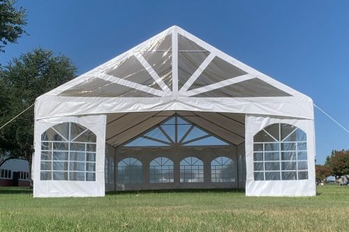 PAGODA & MARQUEE PREMIUM PVC COMMERCIAL - GRADE HEAVY - DUTY PARTY TENT – EVENT, WEDDING, OUTDOOR SHELTER - with 20X60 FT PVC CLEAR COMMERCIAL GRADE PARTY TENT | Sold by Uncle Wiener's Wholesale
