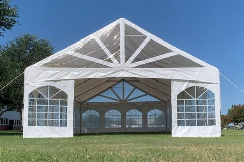 PAGODA & MARQUEE PREMIUM PVC COMMERCIAL - GRADE HEAVY - DUTY PARTY TENT – EVENT, WEDDING, OUTDOOR SHELTER - with 20X60 FT PVC CLEAR COMMERCIAL GRADE PARTY TENT | Sold by Uncle Wiener's Wholesale