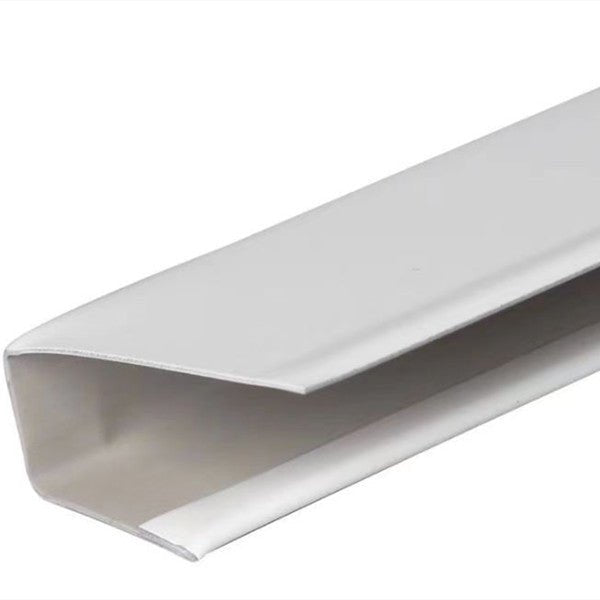Painted Aluminum J Channel Siding Trim White 12 Ft Roll Formed AJC1212 - with | Sold by Uncle Wiener's Wholesale