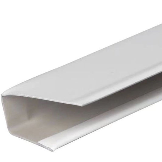 Painted Aluminum J Channel Siding Trim White 12 Ft Roll Formed AJC1212 - with | Sold by Uncle Wiener's Wholesale