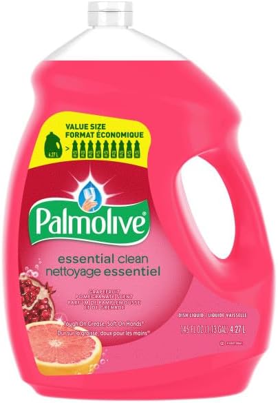 Palmolive Essential Clean Dish Soap 4.27 L - General Equipment with Grapefruit | Sold by Uncle Wiener's Wholesale