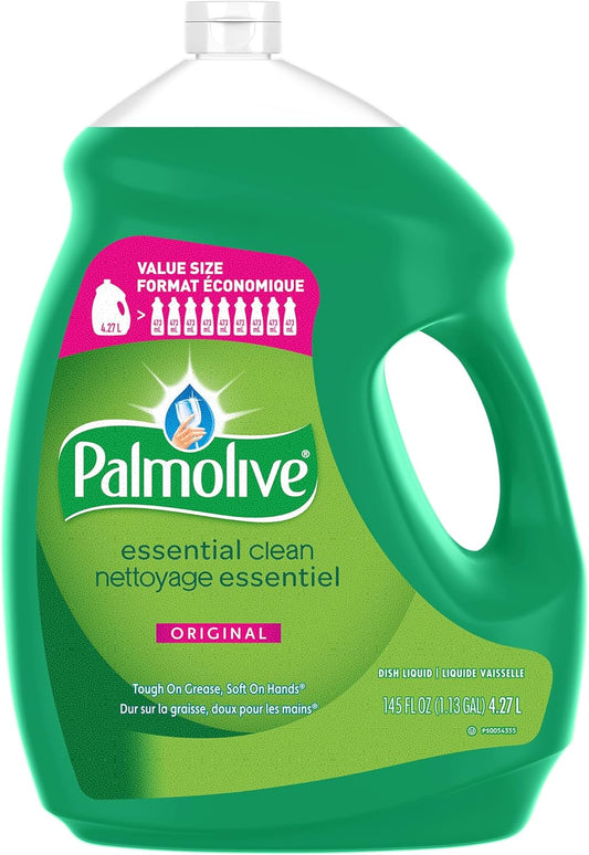 Palmolive Essential Clean Dish Soap – Original Scent, 4.27 L - with | Sold by Uncle Wiener's Wholesale