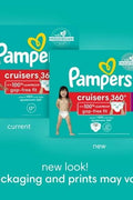 Pampers Cruisers 360 Pull - On Baby Diapers Size 4, 108 Count (Select for More Options) - with White | Sold by Uncle Wiener's Wholesale