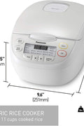 Panasonic 5 Cup (Uncooked) Rice Cooker with Pre - Programmed Cooking Options for Brown Rice, White Rice, and Porridge or Soup - 1.0 Liter - SR - CN108 (White) - with | Sold by Uncle Wiener's Wholesale