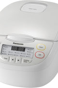 Panasonic 5 Cup (Uncooked) Rice Cooker with Pre - Programmed Cooking Options for Brown Rice, White Rice, and Porridge or Soup - 1.0 Liter - SR - CN108 (White) - with | Sold by Uncle Wiener's Wholesale