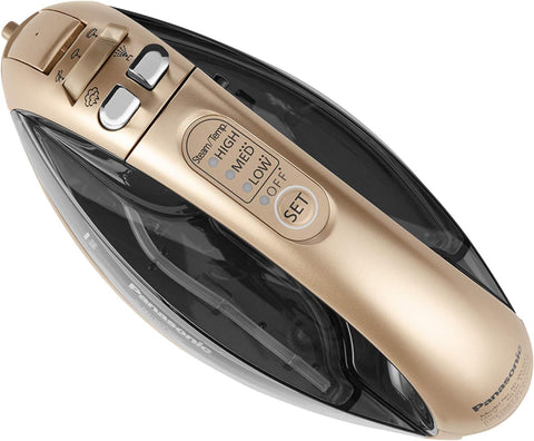 Panasonic NIWL607N Cordless 360 Freestyle Steam/Dry Iron, Champagne - with | Sold by Uncle Wiener's Wholesale