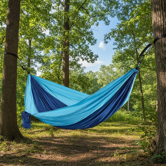 Parachute Hammock with Adjustable Tree Straps – 500 lb Capacity, Lightweight Camping Hammock – PH030021T - with | Sold by Uncle Wiener's Wholesale