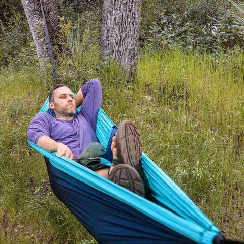 Parachute Hammock with Adjustable Tree Straps – 500 lb Capacity, Lightweight Camping Hammock – PH030021T - with | Sold by Uncle Wiener's Wholesale