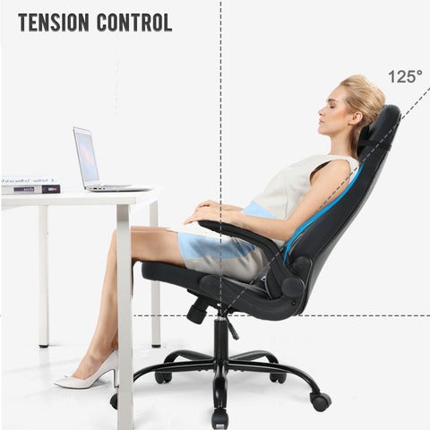 Black Massage Gaming Chair – Front View

Ergonomic Gaming Chair – Reclined Setup

PU Leather Chair with Lumbar Support – Side View

Massage Chair with Remote Control – Usage Demo

High-Back Racing Style Gaming Chair – Full Features Display