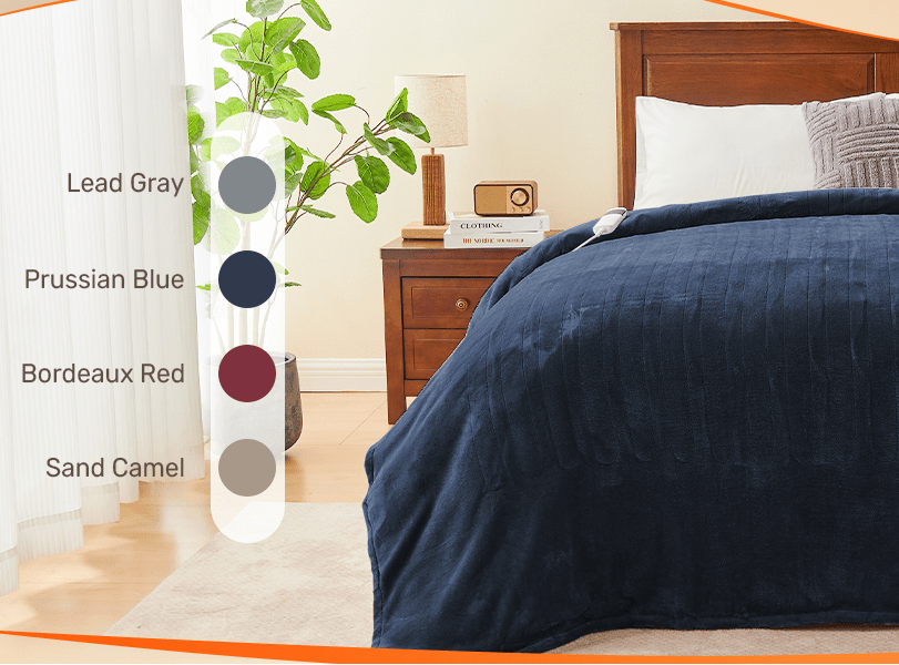 Peace Nest Heated Electric Throw Blanket – Soft Flannel Blanket with 10 Heat Levels, Timer & Auto Shut-Off - Home products with 50" x 60" | Sold by Uncle Wiener's Wholesale