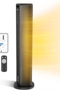 PELONIS Space Heater Large Room, 30" Smart Electric Heaters with Thermostat, App & Voice Remote, 4 Heat Settings, ECO Mode, 24H Timer, Oscillating Tower Heaters for indoor use, Bedroom, Office - with Black | Sold by Uncle Wiener's Wholesale