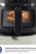 Philips 2000 Series Airfryer - 4.4 qt (4.2 l) Pan, 13 Cooking Functions, RapidAir Technology, Healthy Cooking with 90% Less Fat, Efficient & Fast (NA220/00) - with | Sold by Uncle Wiener's Wholesale