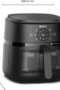 Philips Air Fryer 2000 Series 13 - in - 1 functions, 6.6 Litres, Compact Design with Cooking Window, Black, (NA230/00) - with | Sold by Uncle Wiener's Wholesale