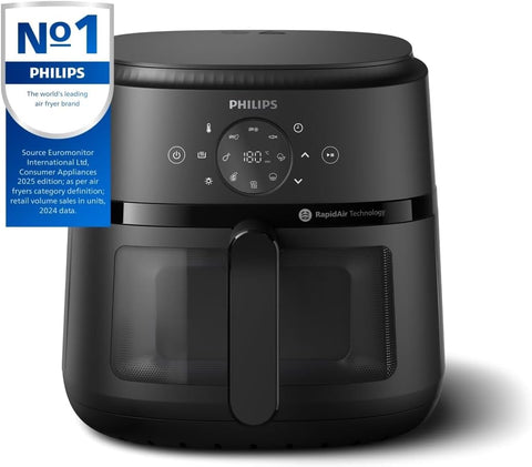 Philips Air Fryer 2000 Series 13 - in - 1 functions, 6.6 Litres, Compact Design with Cooking Window, Black, (NA230/00) - with | Sold by Uncle Wiener's Wholesale