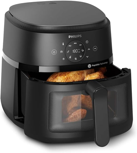 Philips Air Fryer 2000 Series 13 - in - 1 Functions, 6.6 Rooms, Compact Design with Cooking Window, Black, (NA230/00) - with | Sold by Uncle Wiener's Wholesale