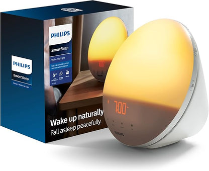 Philips SmartSleep Wake-Up Light HF3520/60 – Sunrise Alarm Clock with Sunset Simulation, 5 Natural Sounds - Electronics with | Sold by Uncle Wiener's Wholesale